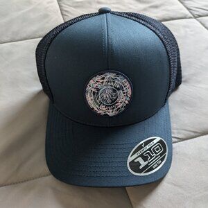 NWT Travis Mathew The Patch Floral Snapback, black